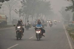 Malaysia dan Singapura Diselimuti Asap Riau