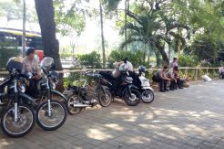 Pasar Induk Tanah Tinggi Dijaga Ketat Polisi