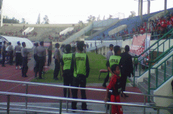 Polisi Kawal Ketat Laga PSCS vs PSIS