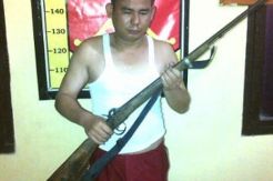 Simpan Senpi Laras Panjang, Ditangkap Polisi