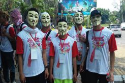 Guy Fawkes di Treasure Hunt Sindonews.com & Coca-cola