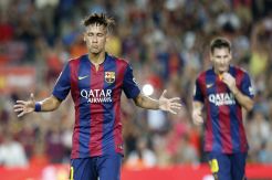 Neymar Ngamuk, Barcelona Menang Setengah Lusin