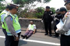 Polda Gelar Rekonstruksi Kecelakaan di Tol Ancol KM 17