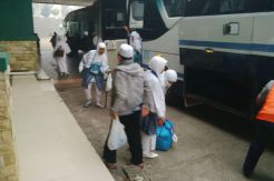 Disambut Kabut Asap, Kloter I Palembang Telat 3 Jam