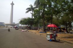 PKL Liar Monas Sudah Siapkan Lapak untuk Pesta Rakyat