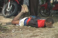 Mengamuk, Pria Ini Diikat Warga Nganjuk