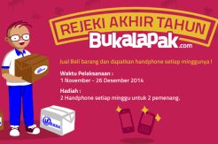 Bukalapak Bagi-bagi Ponsel Setiap Minggu