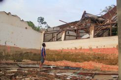 Korban Angin Kencang Harapkan Bantuan Pemerintah