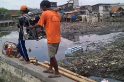 Upaya Keringkan Kampung Apung Sia-sia
