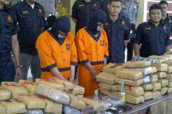 20 Kg Ganja Disita dari Ban Serep