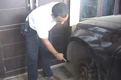 Maling Ban Mobil Beraksi di Gowa
