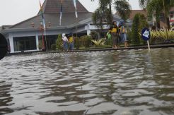 Lagi, Banjir Landa Kompleks Kantor Bupati Kendal