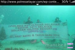Natal Bawah Laut di Kepulauan Selayar‪