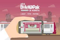 Bukalapak Beri Kejutan Pelanggan KRL