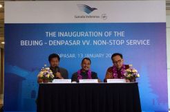 Garuda Operasikan Rute Beijing-Denpasar