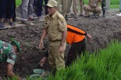 Saluran Irigasi Pertanian di Karanganyar Buruk