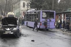Halte Trem di Donetsk...