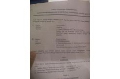 Ini Salah Satu Bukti Jual-Beli Proyek Jalan