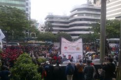 Dua Kubu Adu Suara di Depan Gedung KPK