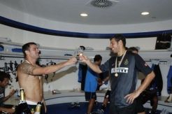 Icardi Rayakan Kemenangan di Ruang Ganti