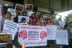 Datangi KPK, Para Ibu Minta Perhatian Jokowi