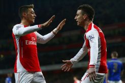 Arsenal Pecundangi Leicester di Babak Pertama