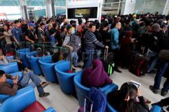 Loket Lion Air di Bandara Ahmad Yani Diserbu Penumpang