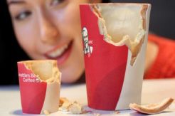 KFC Uji Coba Gelas yang Bisa Dimakan