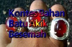 Kontes Bahan Batu Akik...