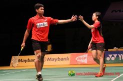 Praveen/Debby Butuh Tiga Gim Atasi Pasangan Denmark