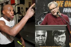 Roach Pengin Tendang Bokong Mayweather