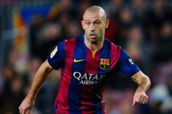 Mascherano Rela Jadi Penonton demi Busquets