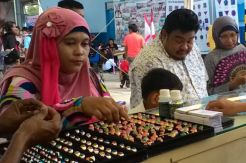 Pameran Batu Akik di Gebyar Dirgantara Pekanbaru