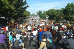 Hujan 2 Jam, Puluhan Rumah Terendam Banjir 50 Cm