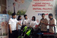 Beli Pertamax Dapat Motor TVS Apache180CC