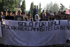 Aktivis Lingkungan Solo, Tolak Reklamasi Teluk Benoa