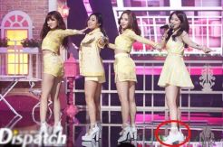 Cedera, Suzy Miss A Tampil Tanpa Heels