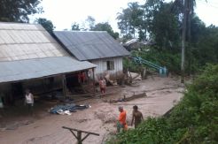 Bupati Karo Tinjau Lokasi Terdampak Lahar Dingin Sinabung