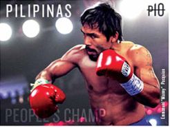 Pacquiao Diabadikan Jadi Perangko di Filipina