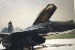 Pesawat F-16 yang Terbakar Baru Datang dari AS