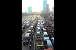 Ini Penampakan Kemacetan di Jalan Gatot Subroto