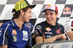 Marquez Tantang Rossi Bertarung di Spanyol