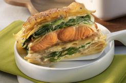 Resep Mudah Salmon & Spinach Lasagna