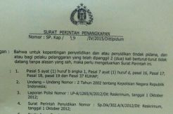 Ini Surat Perintah Penangkapan Novel Baswedan