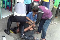 Usai Todong Pelajar, Pria Ini Tertabrak