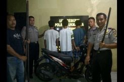 Keroyok Pengendara Motor, 3 Remaja Diamankan