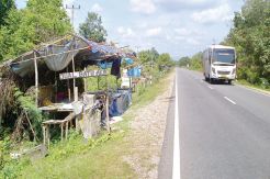Penjual Batu Akik Gulung...