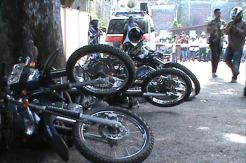 Sehari Setelah Diserang Brimob, Polantas Mapolres Bima Sepi
