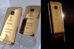 Lucu, HTC Pamer Smartphone Emas Hasil Jepretan iPhone