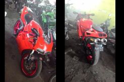 Penampakan Motor Sangar Penabrak Polantas